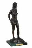 Jim Reno, Comanche Maiden, Bronze, cast number 12/30
