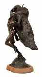 Kevin McCarthy, Calling the Buffalo, Bronze, cast number 2/20