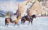 Gary Carter, Subsistence Hunter, Oil on canvas
