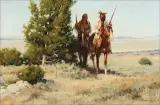 Harvey Johnson, South of Taos, Oil on board