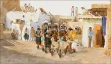 David Halbach, Estevan the Moor, Watercolor