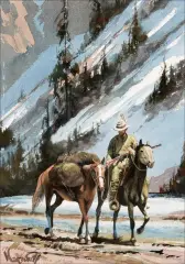Roy Kerswill, Packing In, Watercolor