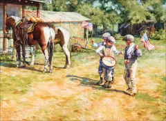 Sonya Terpening, The Parade, Watercolor