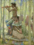 Kenneth Riley, Spring Song (study), Acrylic