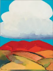 Dan Namingha, La Tierra Series VIII, Acrylic