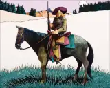 Thom Ross, The Scout Buffalo Bill, Acrylic