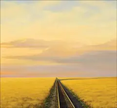 Daniel Morper, Lines of Power, Oil on canvas