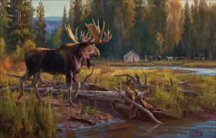 Chad Poppleton, Too Good to be True, Oil on board