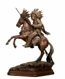 He Who Jumps Over Everyone by John Coleman, Bronze, cast number 8/9, sold Apr 2021