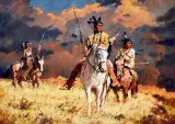 C. Michael Dudash, The Search for Tatonka, Oil on board