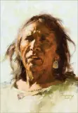 Howard Terpning, Head Study