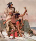Kenneth Riley, Study for Visit of Lewis and Clark