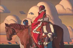 Logan Maxwell Hagege, Gathering, Oil on canvas