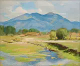 Bert Geer Phillips, Taos Mountain: September Landscape 1942