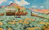 Maynard Dixon, Westward Bound, Oil on canvas