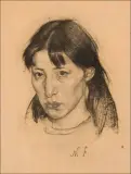 Nicolai Fechin, Indian Girl with Bangs