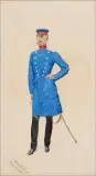 Frederic Remington, Prussian Dragoon Officer