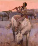 Kenneth Riley, Evening Flute Song, Acrylic
