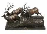 George Northrup, Elk, Bronze, cast number 18/24