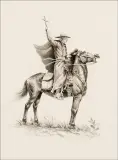 Olaf Wieghorst, Father Kino, Graphite