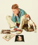 Starstruck by Norman Rockwell, Lithograph, sold Apr 2022