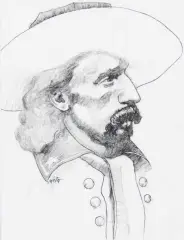 John Nieto, General George Custer, Graphite