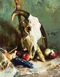 Cyrus Afsary, Indian Summer Still Life, Oil on canvas