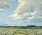 Scott Christensen, Wyoming Skies, Oil on canvas