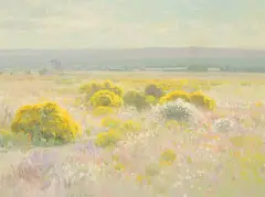 Albuquerque by Curt Walters, Oil on canvas, sold Apr 2022