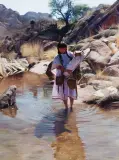 Don Crowley, Cool Waters, Oil on canvas