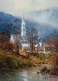To God be the Glory by G. Harvey, Oil on canvas, sold Apr 2022