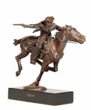 Harry Jackson, Pony Express III, Bronze, cast PEIII 151