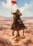 Robert Summers, The Guidon, Oil on board