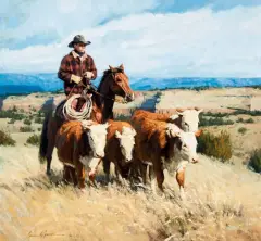 Bruce Greene, A Mackinaw Morning, Oil on canvas