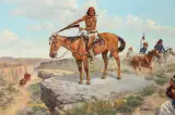 Joe Beeler, Arizona Whirlwind, Oil on canvas