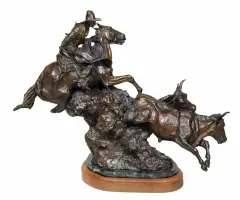 Sage’s Doubleheader by Herb Mignery, Bronze, cast 4/20, sold Apr 2022