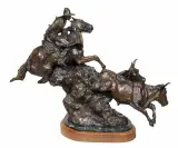 Herb Mignery, Sage’s Doubleheader, Bronze, cast 4/20