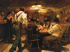 John Solie, Deadman’s Hand, Oil on canvas