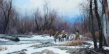 Near Winter’s End by Martin Grelle, Oil on canvas, sold Apr 2022