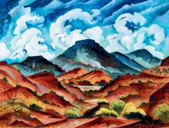 Tony Abeyta, Canones, New Mexico, Oil on canvas