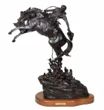G. Harvey, Pullin’ Leather, Bronze, cast 40/50