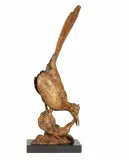 Walter Matia, Hunger is the Best Sauce, Bronze, cast 11/36
