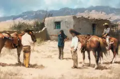 Melvin Warren, A Storm is Coming, Pastel