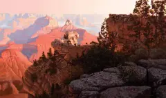 John Cox, Canyon Sunrise, Oil on canvas