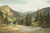 Robert Kennedy Abbett, High Country Getaway, Oil on board
