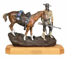 Earle Heikka, Indian Country, Bronze, cast 14/36