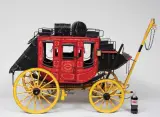 Dale Ford, Stagecoach Butterfield Overland, Constructed in wood and haind painted