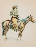 Frederic Remington, An Arizona Cowboy, Lithograph
