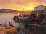 Mark Boedges, End of a Good Day, Oil on canvas