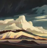 Sunwashed Mesas by Ed Mell, Oil on linen, sold Apr 2022